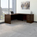 Bureau d'angle en L de 183 cm avec tiroirs