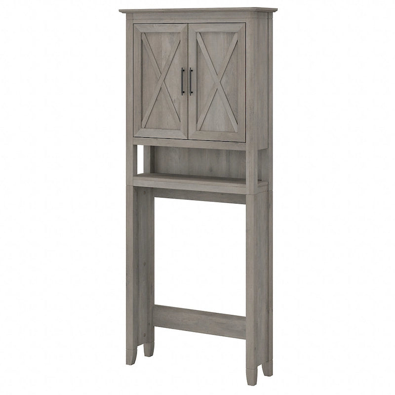 Armoire de rangement au-dessus des toilettes