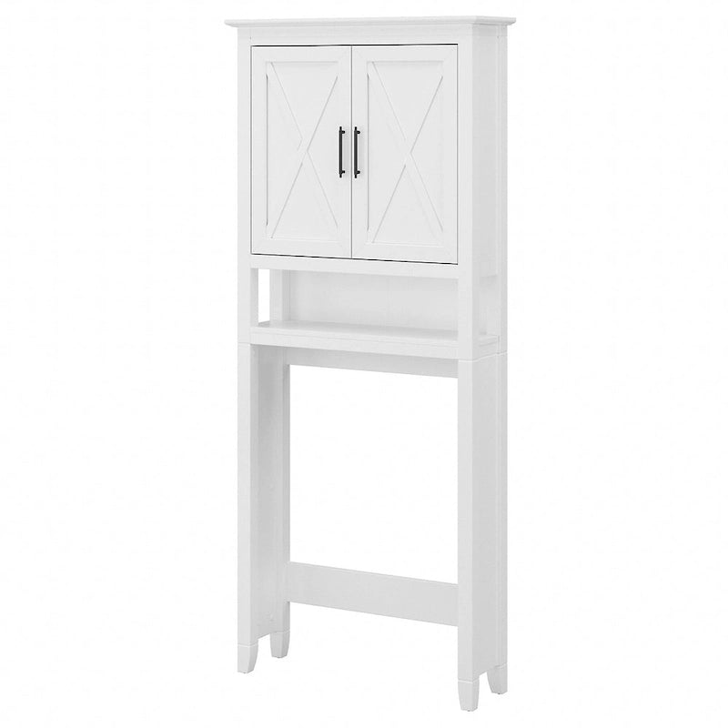Armoire de rangement au-dessus des toilettes
