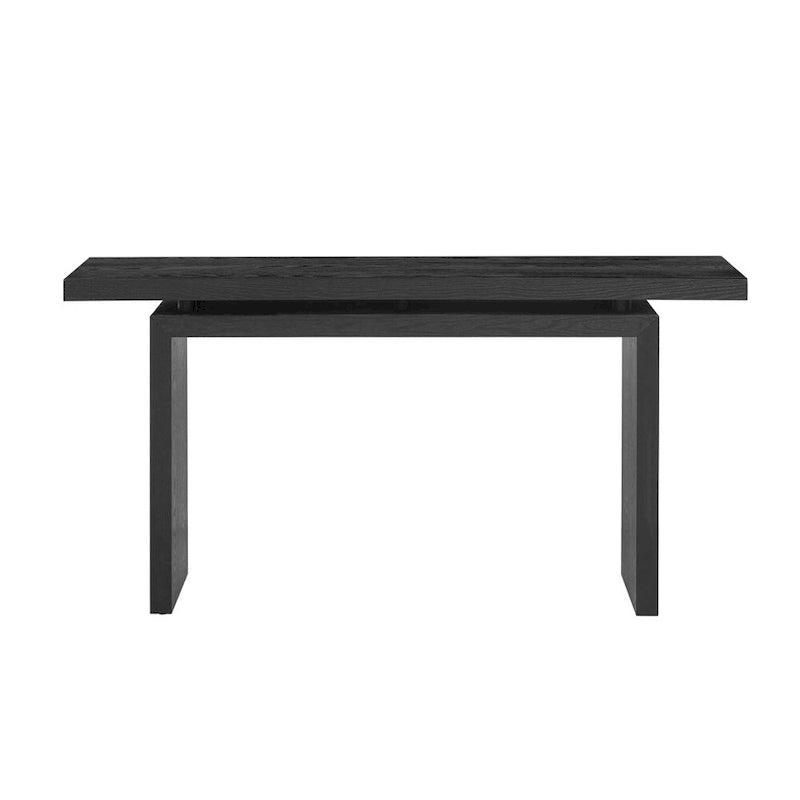 Console d'entrée en placage de frêne