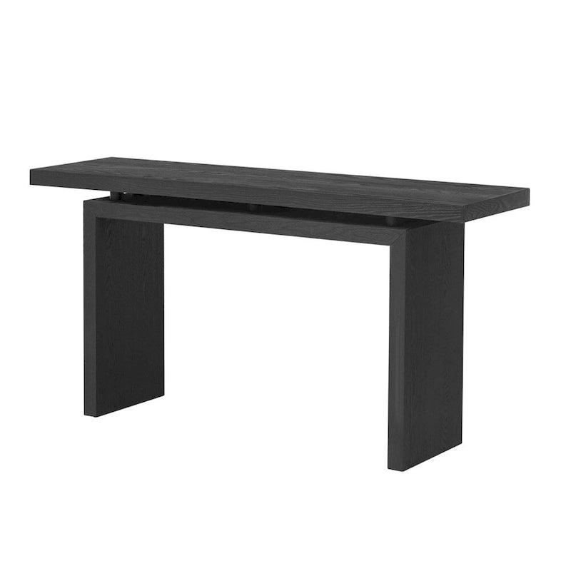 Console d'entrée en placage de frêne