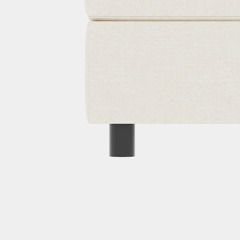 Canapé modulaire convertible 8 places beige 129 avec rangement