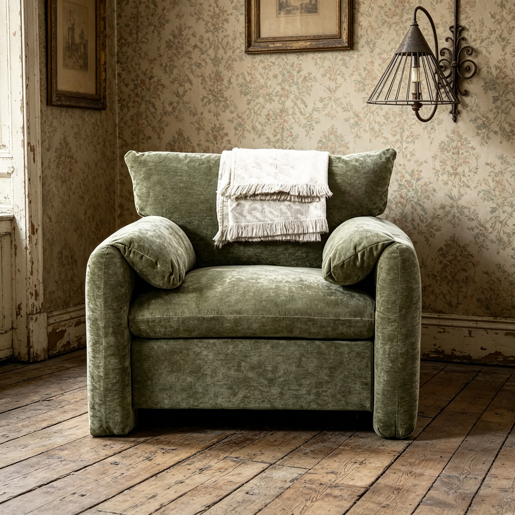 Fauteuil d'appoint surdimensionné