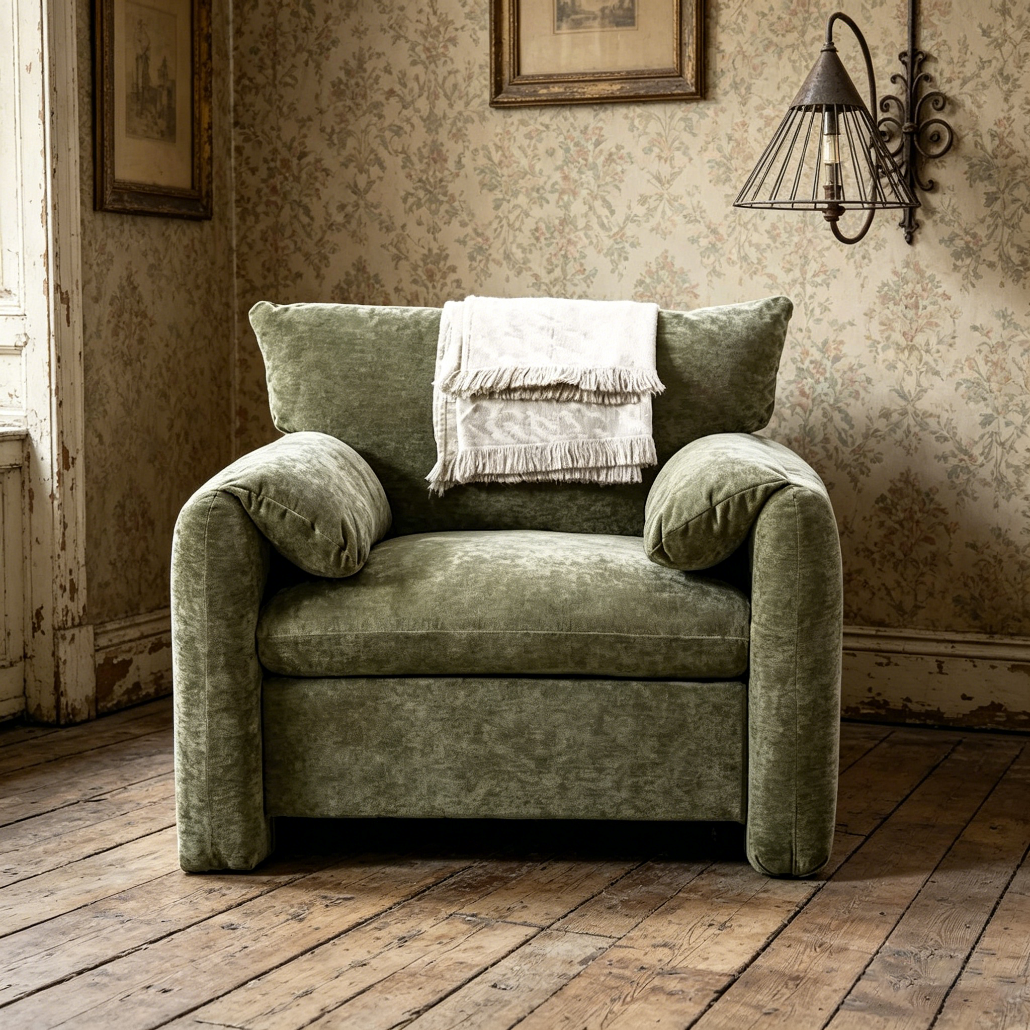 Fauteuil d'appoint surdimensionné