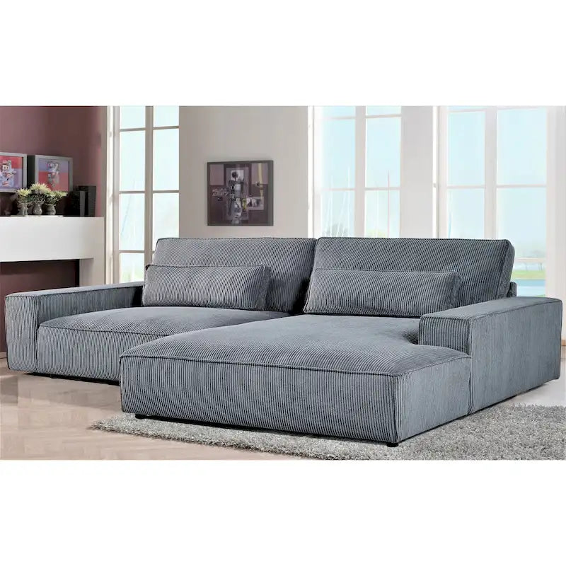 Canapé sectionnel de luxe surdimensionné avec cadre en bois 105,52 W
