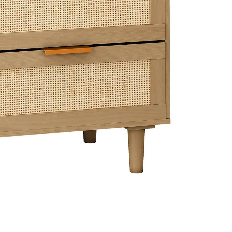 Commode 6 tiroirs en rotin Commode en rotin