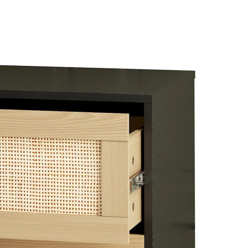 Commode 6 tiroirs en rotin Commode en rotin