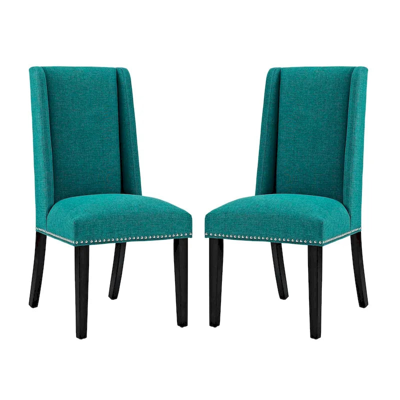 Chaises de salle à manger tapissées (lot de 2)