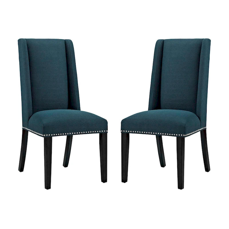 Chaises de salle à manger tapissées (lot de 2)