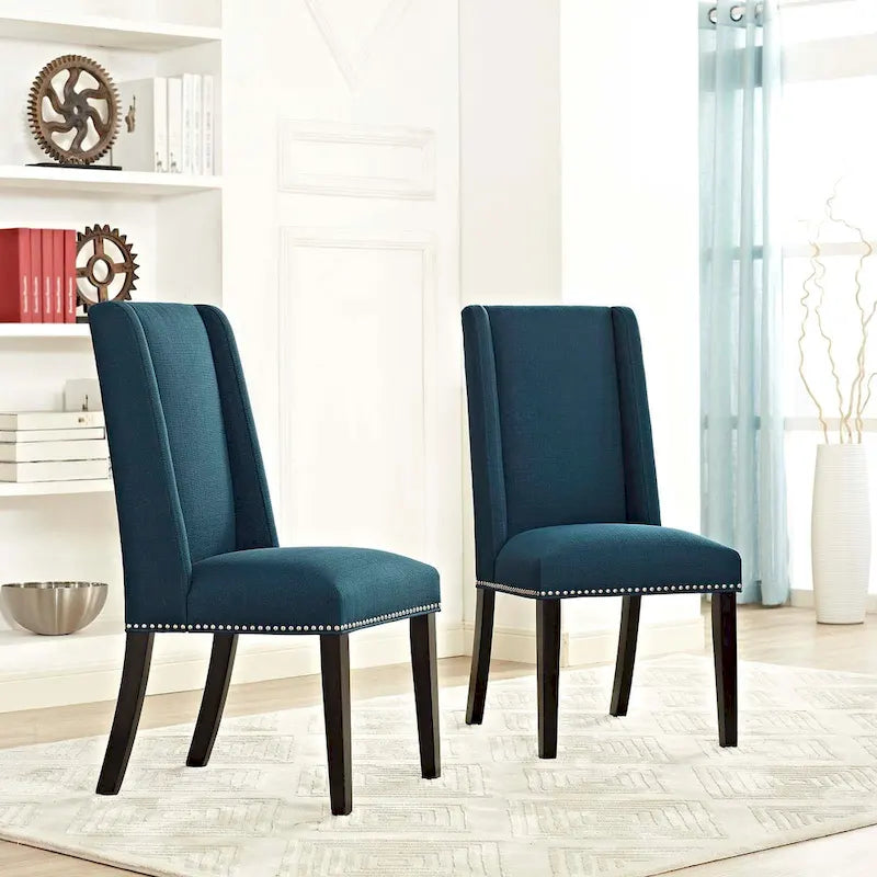 Chaises de salle à manger tapissées (lot de 2)