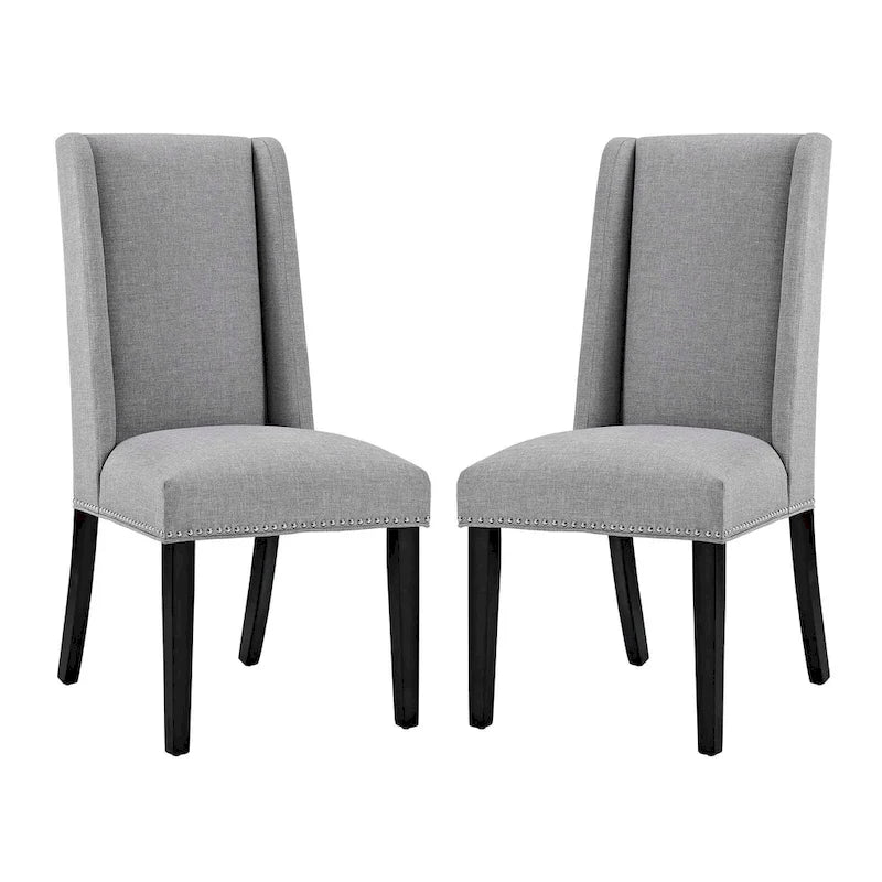 Chaises de salle à manger tapissées (lot de 2)
