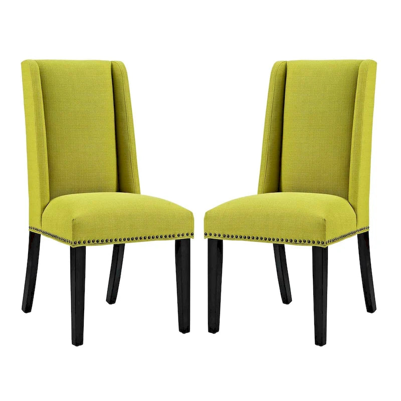 Chaises de salle à manger tapissées (lot de 2)