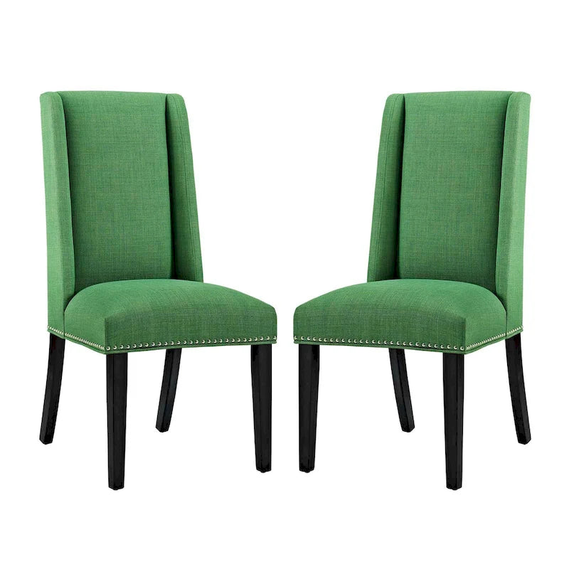 Chaises de salle à manger tapissées (lot de 2)