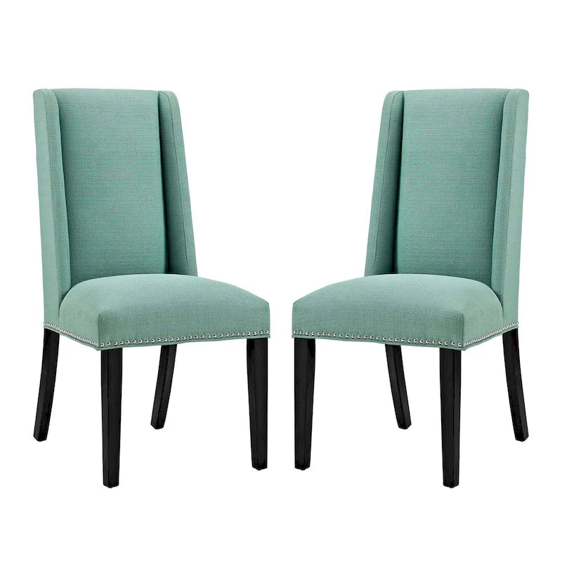 Chaises de salle à manger tapissées (lot de 2)