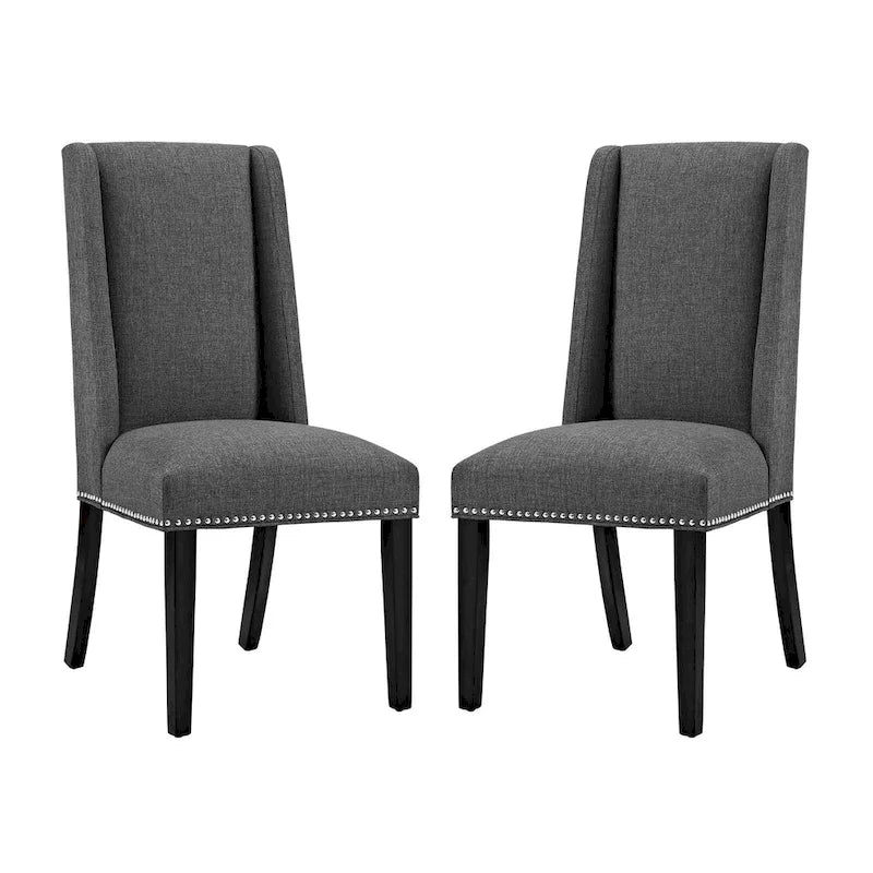 Chaises de salle à manger tapissées (lot de 2)