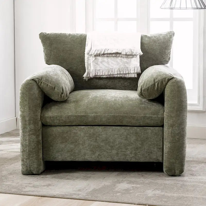 Fauteuil d'appoint surdimensionné