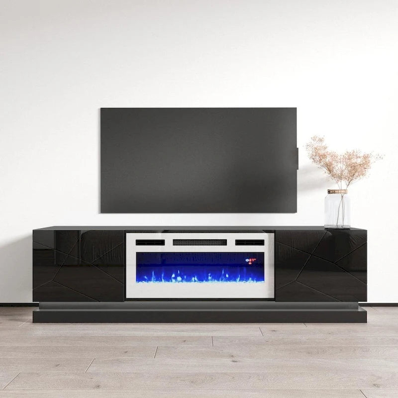 Meuble TV avec cheminée électrique 71