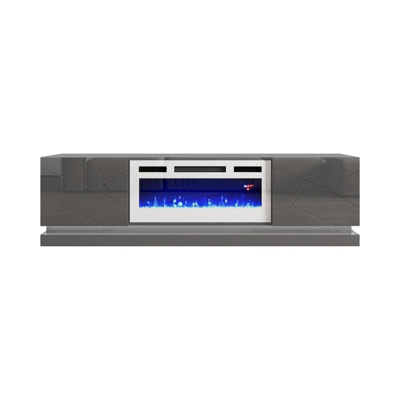 Meuble TV avec cheminée électrique 71