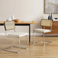 Chaises de salle à manger rembourrées modernes (lot de 2)