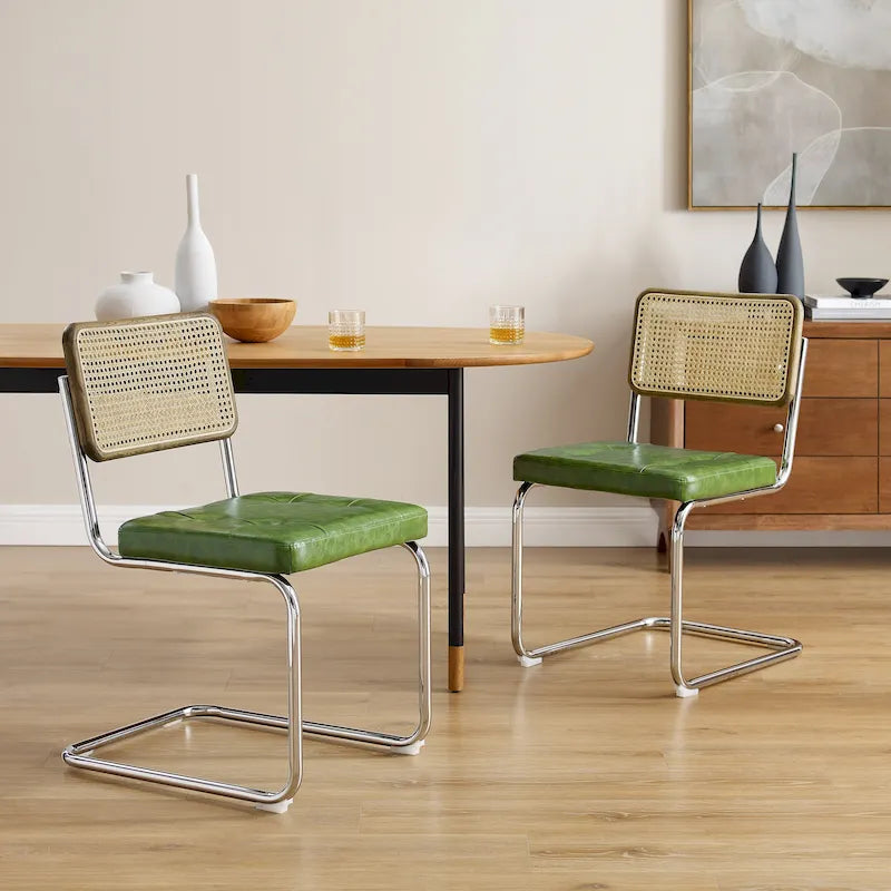 Chaises de salle à manger rembourrées modernes (lot de 2)