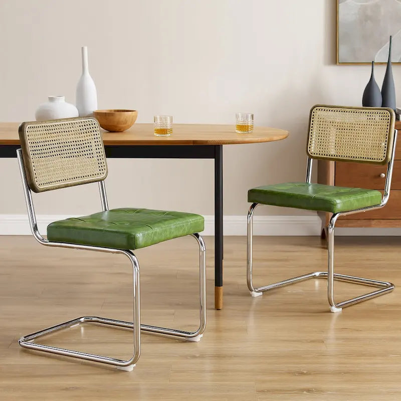 Chaises de salle à manger rembourrées modernes (lot de 2)