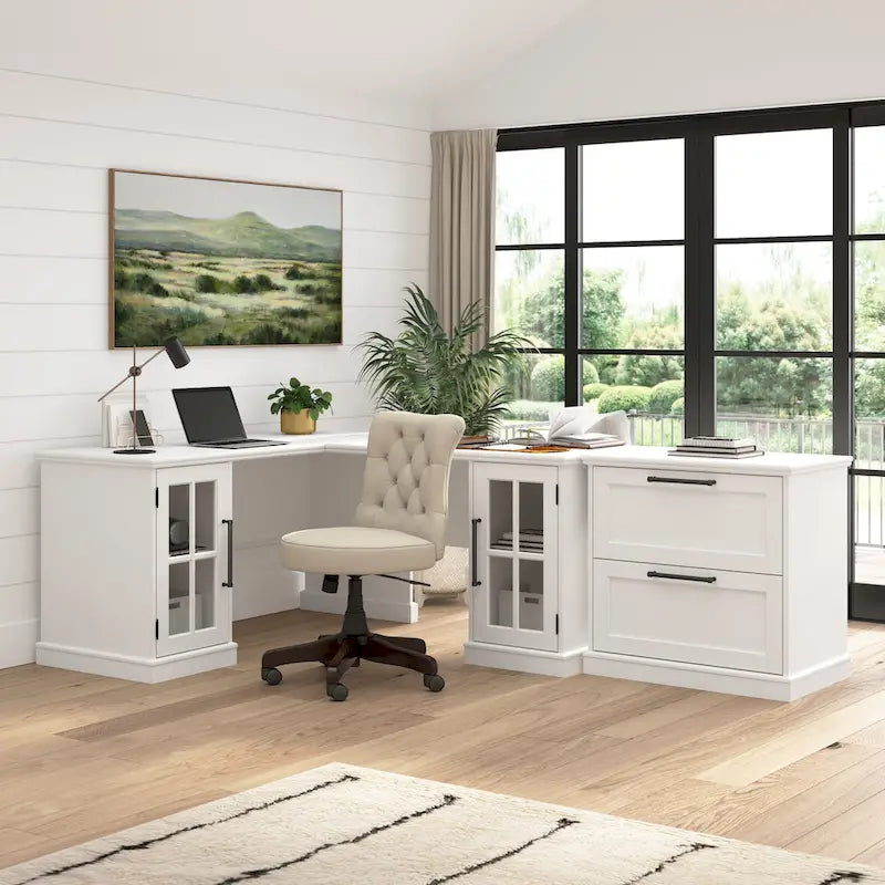 Bureau informatique de 60 pouces avec étagère