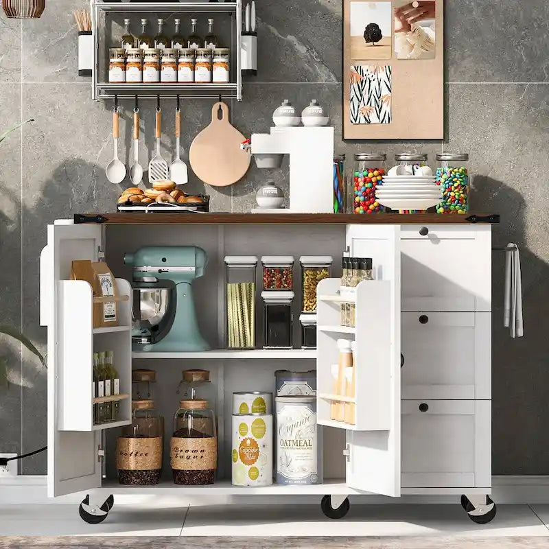 Îlot de cuisine de style campagnard